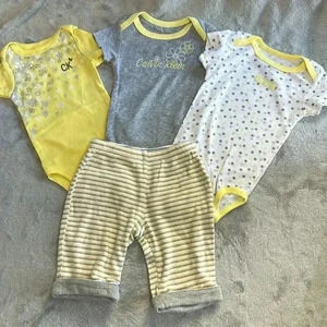 ⭐️Host Pick⭐️ Calvin Klein - 4 piece bundle. Size 0-3/3-6 month